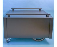 Kindersargwagen mit Führungsstangen schwarz